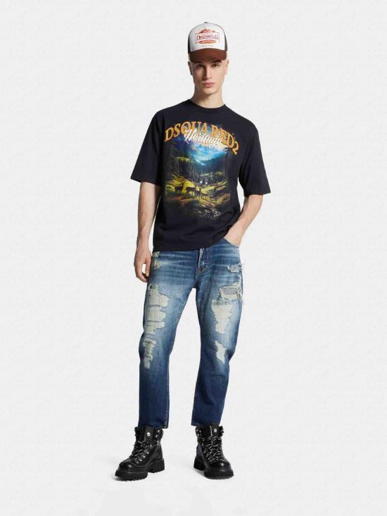 25FW 디스퀘어드2 데님 팬츠 S74LB1752D30011 470 DENIM BLUE - DSQUARED2