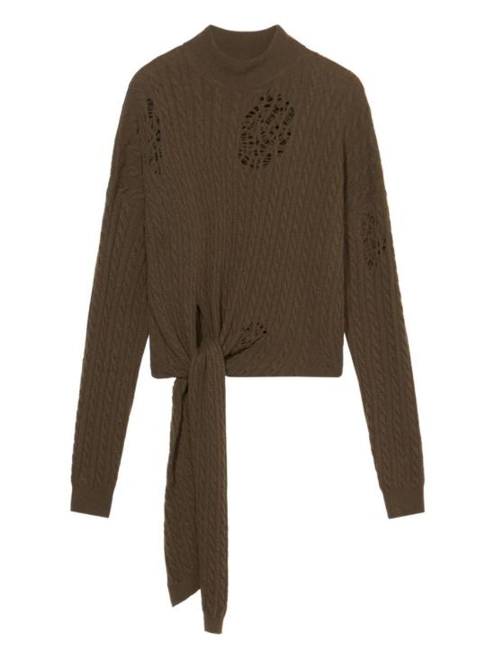 25FW 블루마린 터틀넥 A522M590A N0523 BARK GREEN