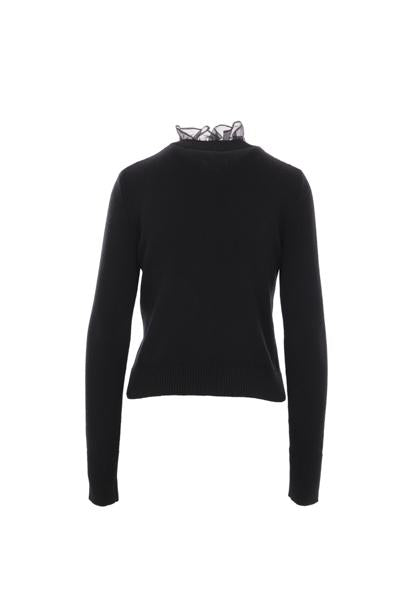 25FW 세실리아 반센 가디건 225KNI52002BLACK Black - CECILIE BAHNSEN