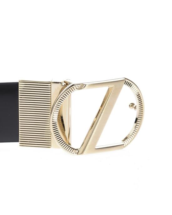  에르메네질도제냐 가죽 벨트 BVARE1980BNEROMARRONE FDN Black - ERMENEGILDO ZEGNA