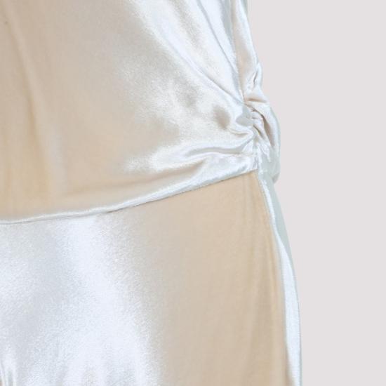 25FW 알베르타 페레티 롱 원피스 A04166645 0005 Beige - ALBERTA FERRETTI