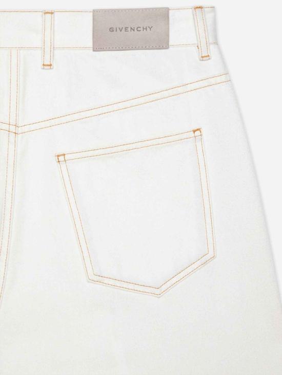 25FW 지방시 데님 팬츠 BM51MN516J 100WHITE - GIVENCHY