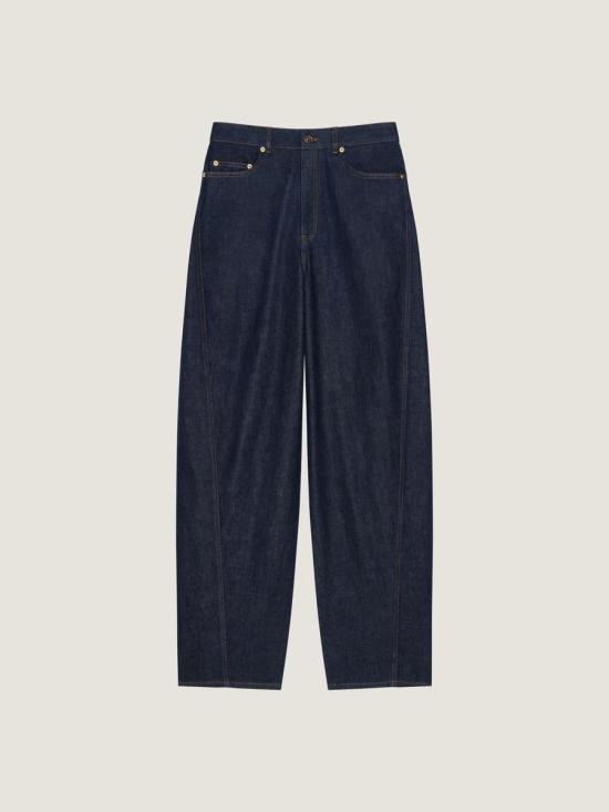 25FW 지방시 스트레이트 팬츠 BW517J516P 401DARK BLUE DARK DENIM BLUE