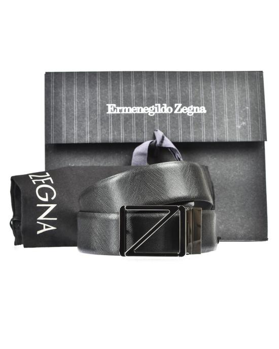  에르메네질도제냐 가죽 벨트 BWINX1505ENERO NER Black - ERMENEGILDO ZEGNA