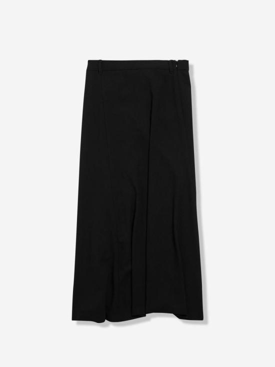 25FW 발렌시아가 미디 스커트 838761TSO03 1000BLACK Black - BALENCIAGA
