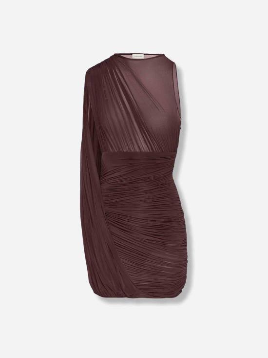 25FW 마그다뷰트림 숏 원피스 218725 BORDEAUXBORDEAUX Red