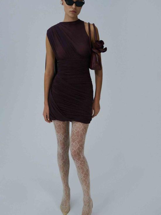 25FW 마그다뷰트림 숏 원피스 218725 BORDEAUXBORDEAUX Red - MAGDA BUTRYM