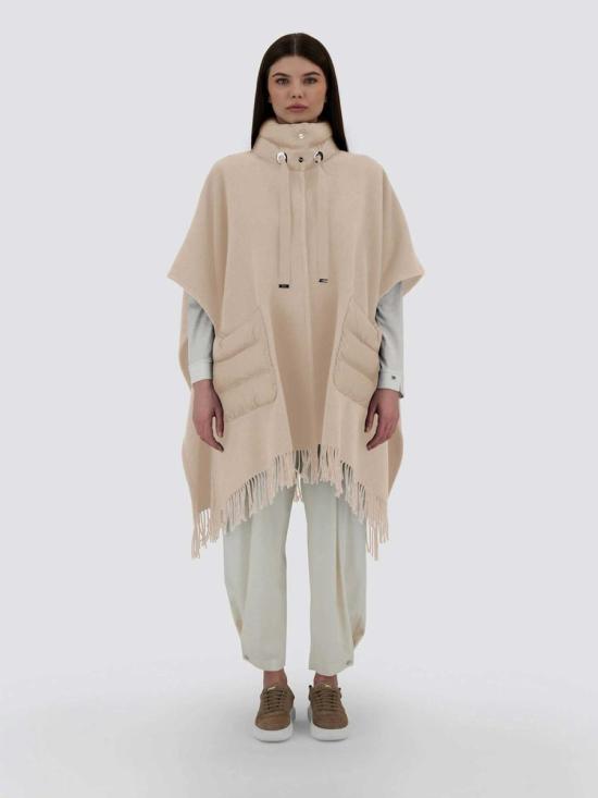 25FW 에르노 퀼티드 포켓 판초  GC00066DR33395 1982NUOVO CHANTILLY Beige - HERNO