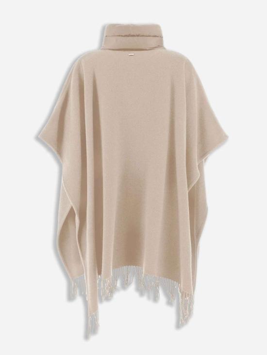 25FW 에르노 퀼티드 포켓 판초  GC00066DR33395 1982NUOVO CHANTILLY Beige - HERNO