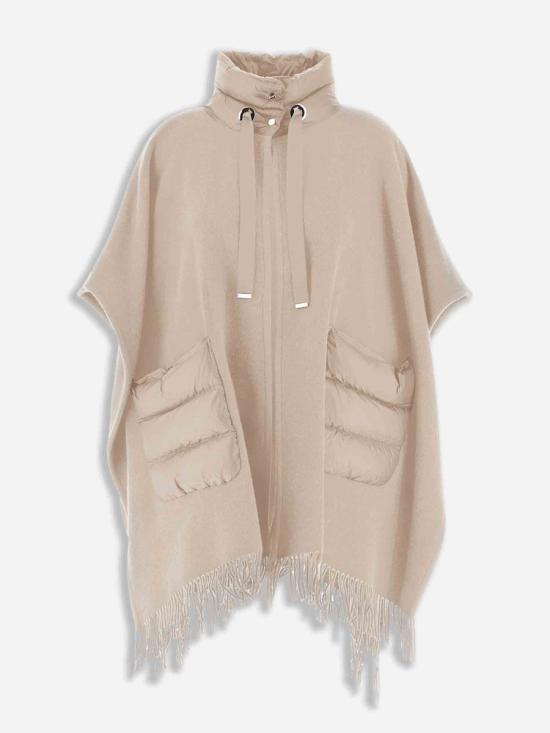 25FW 에르노 퀼티드 포켓 판초  GC00066DR33395 1982NUOVO CHANTILLY Beige