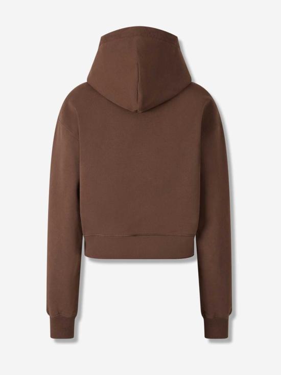 25FW 자크뮈스 후드 티셔츠 24EHOW00247AJ00109 880DARK BROWN Brown - JACQUEMUS