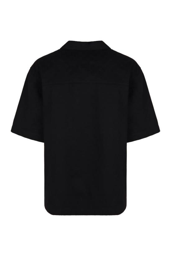 25FW 구찌 코튼 데님 자카드 셔츠  832581XDDCG 1000 Black - GUCCI