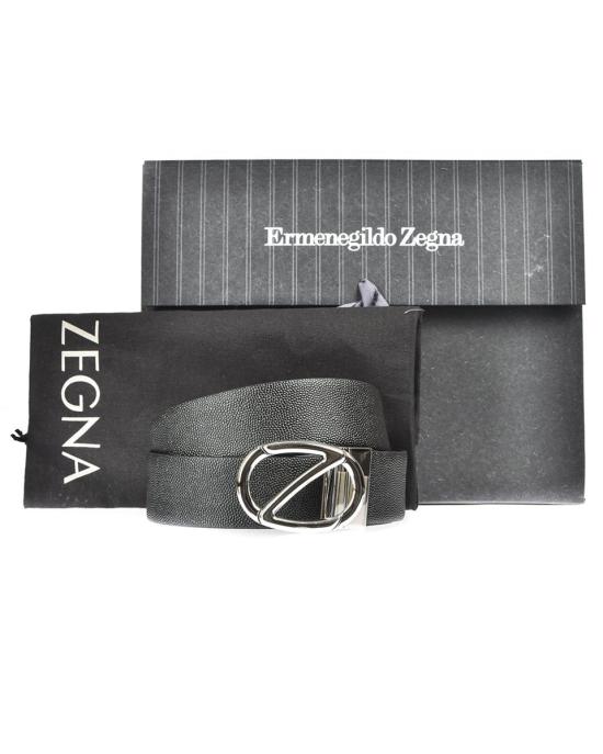  에르메네질도제냐 가죽 벨트 BCVRM2408BNERO NER Black - ERMENEGILDO ZEGNA