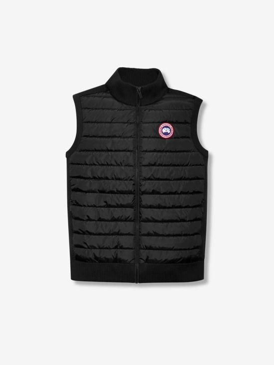 25FW 캐나다구스 하이브리지 니트 베스트  6829M 9061BLACK NOIR Black