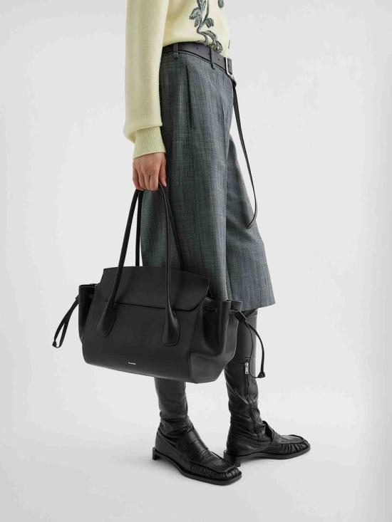 25FW 질샌더 토트백 J08ZH0070P8374 001 Black - JIL SANDER