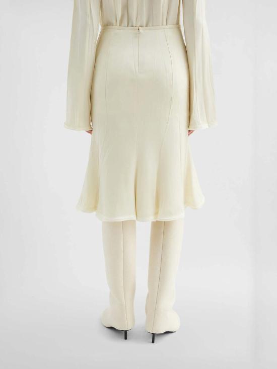 25FW 질샌더 미디 스커트 J02MA0303 109 Beige - JIL SANDER