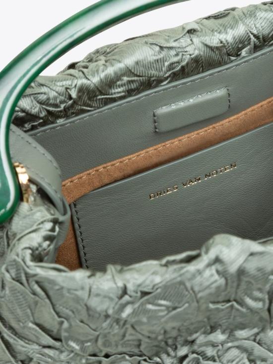 25FW 드리스 반 노튼 토트백 251 011524 1428 506 GREEN - DRIES VAN NOTEN