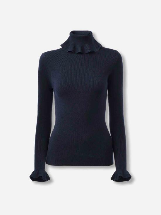 25FW 끌로에 터틀넥 CH25AMP14520 4C4Navy Beige