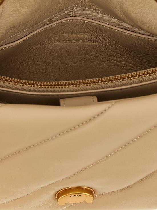 26SS 핑코 숄더백 100039A0F2C50Q Beige - PINKO