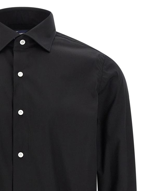 26FW 피나모레 긴팔 셔츠 C064305 Black - FINAMORE