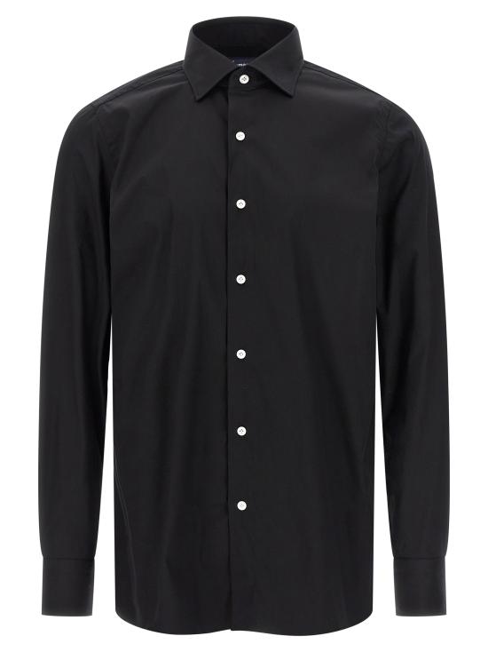 26FW 피나모레 긴팔 셔츠 C064305 Black
