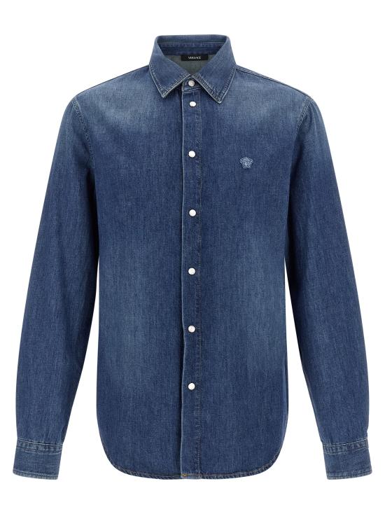 25FW 베르사체 데님 셔츠 10207011A150221D030 Blue