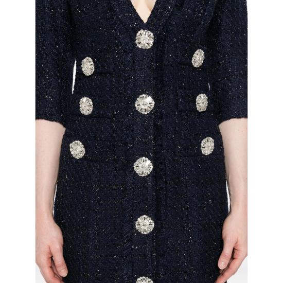 25FW 코스타렐로스 미디 원피스 PF2549 JINNA NAVY BLUE - COSTARELLOS