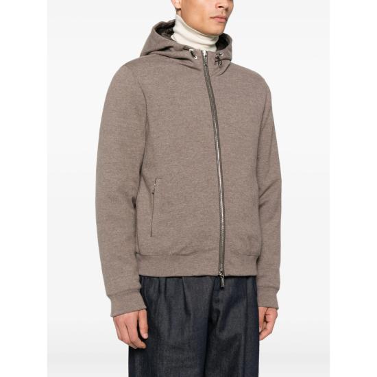 25FW 무레르 BRIGNO-BAB 브리그노 구스 다운 캐시미어 후디드 봄버 자켓 O100080 BRIGNO MRW TAUPE BROWN - MOORER