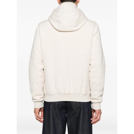 25FW 무레르 BRIGNO-BAB 브리그노 구스 다운 캐시미어 후디드 봄버 자켓 O100080 BRIGNO MRW CREAM NEUTRALS - MOORER