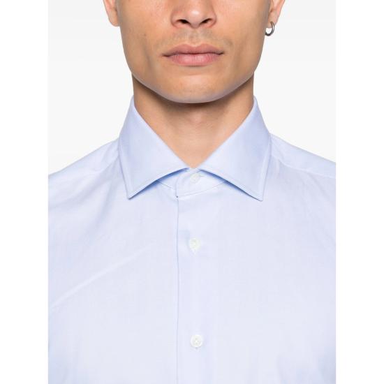 25FW 마짜렐리 긴팔 셔츠 145 25 8 BLUE - MAZZARELLI