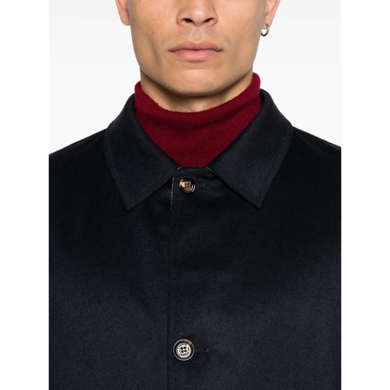 25FW 키레드 코트 PEAK BLUNA BLUE BROWN - KIRED