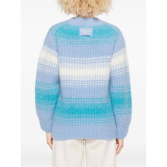 25FW 겐조 스웨터 FF62PU7163CG 63 BLUE - KENZO