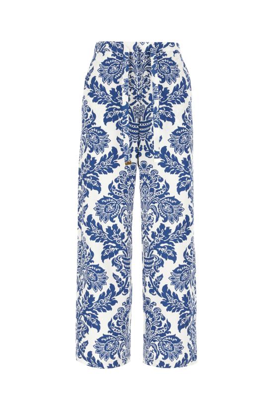 25SS 에스막스마라 스트레이트 팬츠 MERANO 001 Bluette