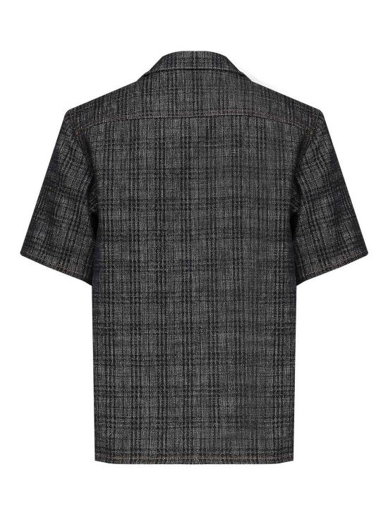  버버리 릴랙스핏 체크 데님 셔츠  8113431 Blue - BURBERRY