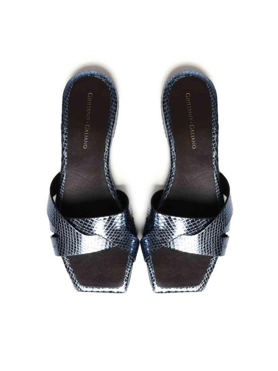 25SS 줄리아노 갈리아노 플랫 슈즈 MIRYAMRETTILEJEANS Blue - GIULIANO GALIANO