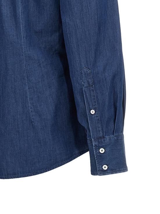 25FW 브루넬로 쿠치넬리 데님 셔츠 MR6831716C003 Blue - BRUNELLO CUCINELLI