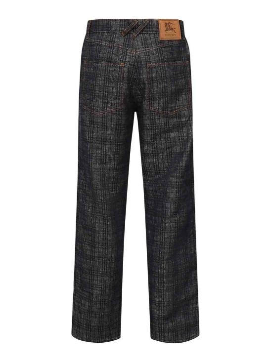 25FW 버버리 스트레이트 팬츠 8110647 Blue - BURBERRY