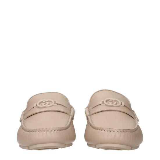 25FW 구찌 헤벨 인터로킹 G 드라이버 로퍼 820658AAEFR9511 - GUCCI