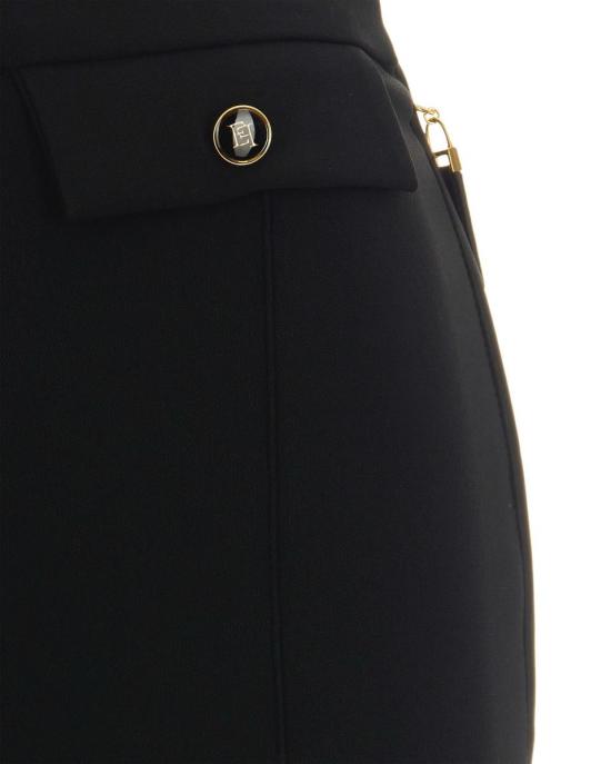 25FW 엘리자베타프랜치 스트레이트 팬츠 PA12156E2 110 NERO - ELISABETTA FRANCHI