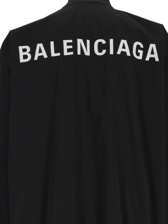 25FW 발렌시아가 로고 오버사이즈 트랙자켓 839090 TRO311000 Black - BALENCIAGA