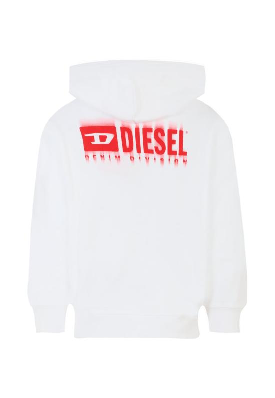 25SS [키즈] 디젤 니트/스웻셔츠 J02039 KYAVF K100 WHITE - DIESEL