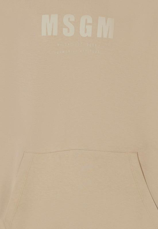 25SS [키즈] 엠에스지엠 트레이닝 상의 S5MSJUHS166 MS014 BEIGE - MSGM