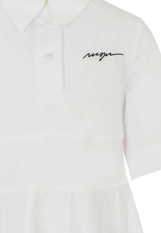 25SS [키즈] 엠에스지엠 원피스 S5MSJGDR271 001 WHITE - MSGM