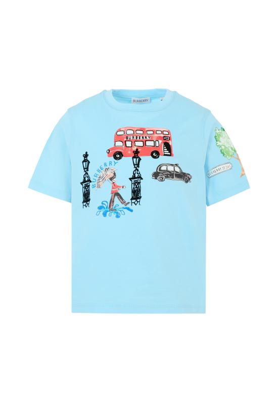25FW [키즈] 버버리 티셔츠 8109526 C3044 LIGHT BLUE