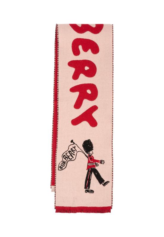 25FW [키즈] 버버리 넥워머/머플러/스카프 8108840 C2229 PINK - BURBERRY