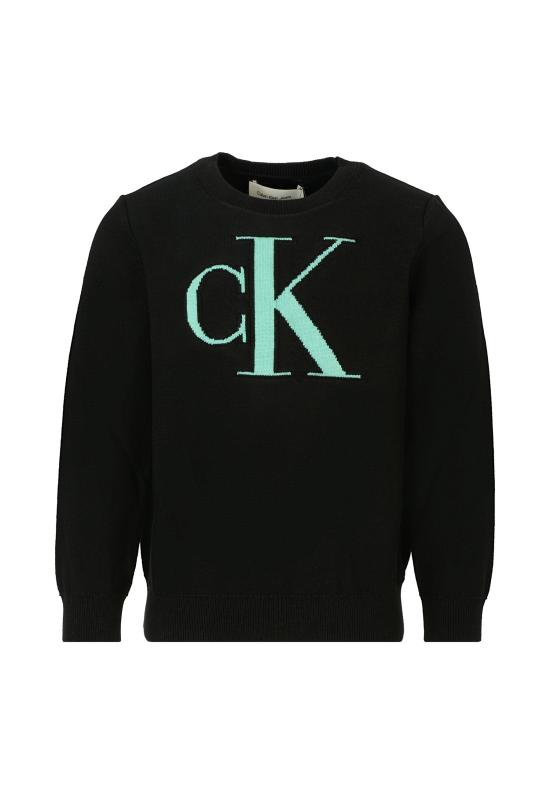 25FW [키즈] 캘빈클라인 니트/스웻셔츠 25CCKIB0IB02152 BEH BLACK