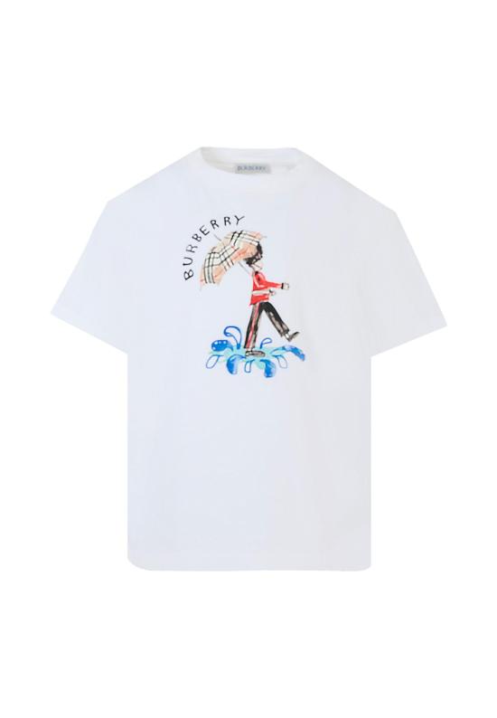 25FW [키즈] 버버리 티셔츠 8109522 A1464 WHITE