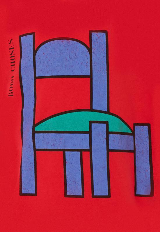 25FW [키즈] 보보쇼즈 티셔츠 B225AC005 RED - BOBO CHOSES