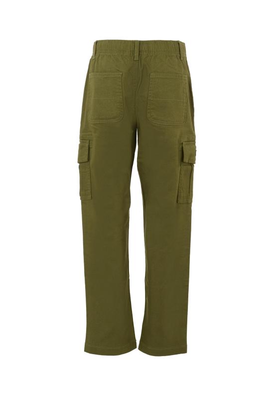 24FW [키즈] 타미힐피거 스트레이트 팬츠 KB0KB09063 MSH GREEN - TOMMY HILFIGER