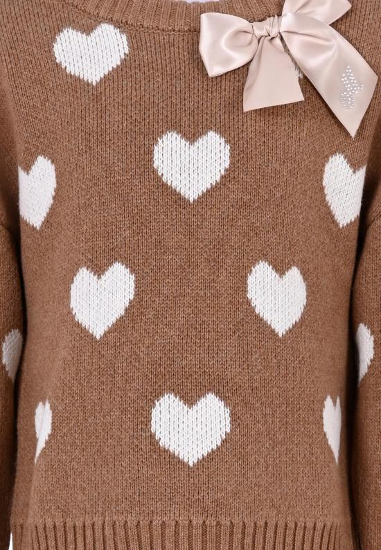 25FW [키즈] 모나리자 캐시미어 니트 17F603 6060 0006 BROWN - MONNALISA